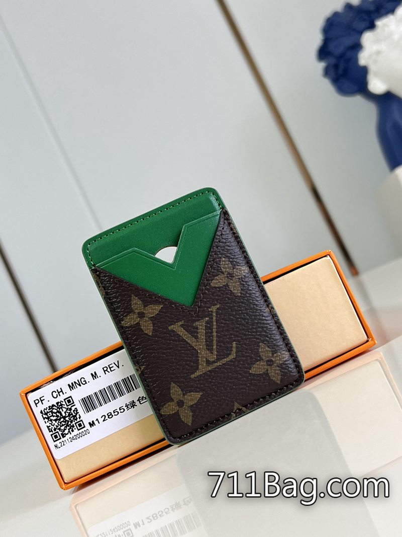 頂級A貨LV M12855綠 優質包包細節精緻 高仿LV滿版老花包9.5x0.5x6.5cm 頂級A貨LV M12855綠 優質包包細節精緻 高仿LV滿版老花包9.5x0.5x6.5cm