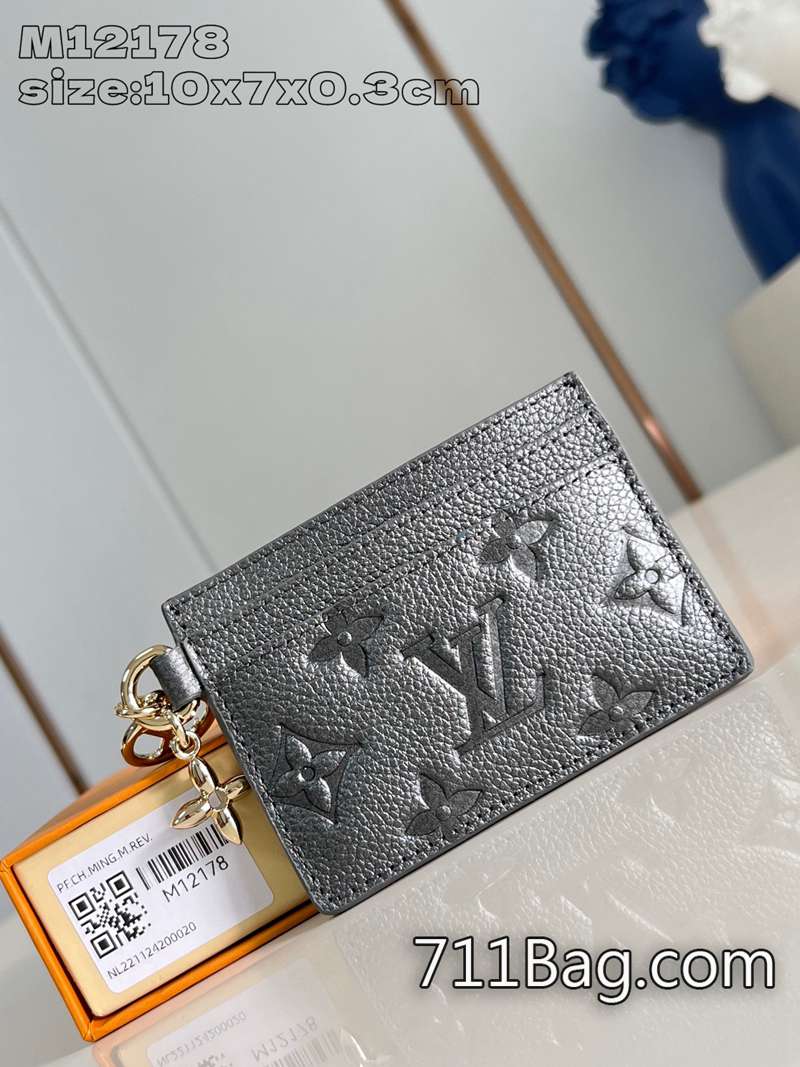 頂級A貨LV M12178灰 真皮手工高端精品 精品LV原廠皮復刻10.2x7.3x0.3cm 頂級A貨LV M12178灰 真皮手工高端精品 精品LV原廠皮復刻10.2x7.3x0.3cm