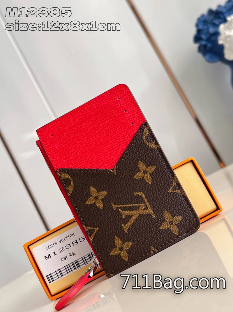 超3ALV M12385大紅 高品質五金無色差 一比一LV手工真皮包12x8x0.8cm 超3ALV M12385大紅 高品質五金無色差 一比一LV手工真皮包12x8x0.8cm