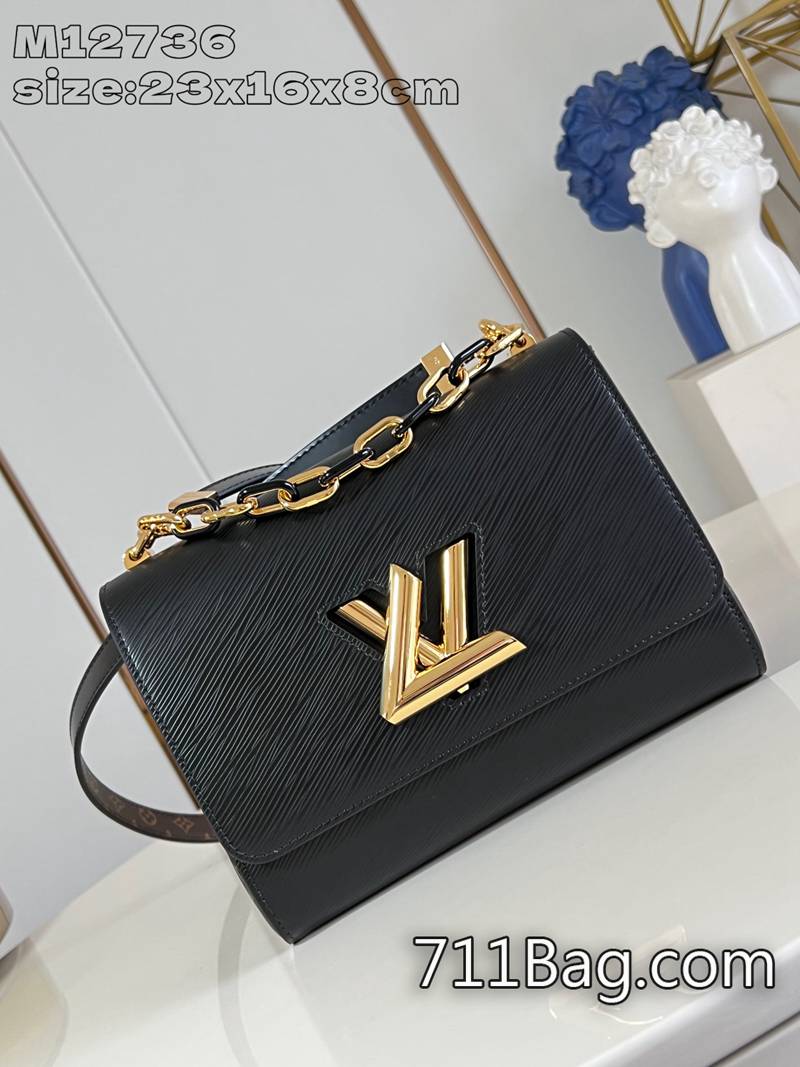 原版一比一LV M12736黑 精緻工藝打造高端包 精仿LV可拆肩帶包23x16x8cm 原版一比一LV M12736黑 精緻工藝打造高端包 精仿LV可拆肩帶包23x16x8cm