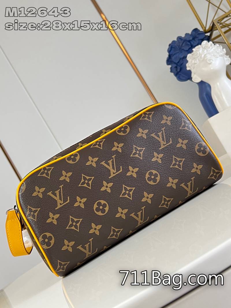 頂級超3ALV M12634黃 皮革柔軟細膩包包 精品LV手拿包熱銷28x15x16.5cm 頂級超3ALV M12634黃 皮革柔軟細膩包包 精品LV手拿包熱銷28x15x16.5cm