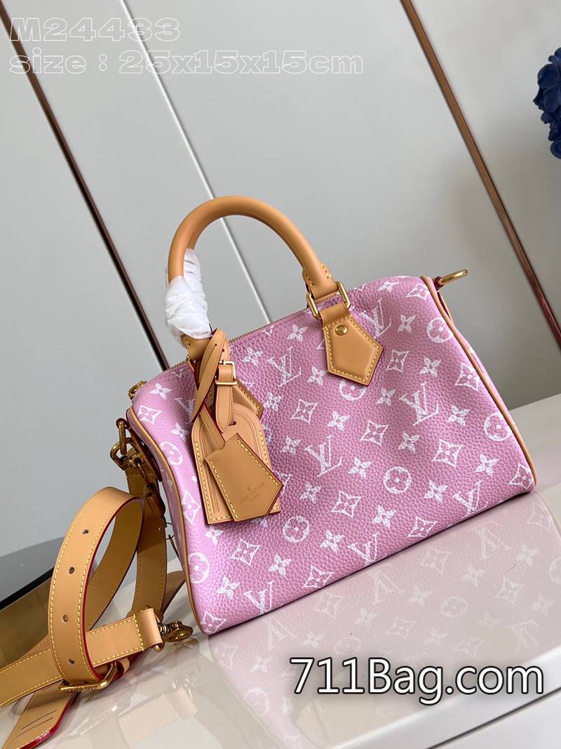 精仿LV M24433粉 做工考究高端包包 A貨LV頂級精仿包25x15x15cm 精仿LV M24433粉 做工考究高端包包 A貨LV頂級精仿包25x15x15cm
