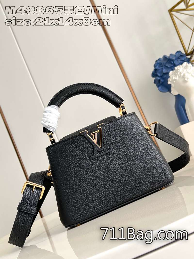 精品A貨LV M48865黑色/迷你 頂級原料還原度高 高仿LV品牌復古包13.6x8x21cm 精品A貨LV M48865黑色/迷你 頂級原料還原度高 高仿LV品牌復古包13.6x8x21cm