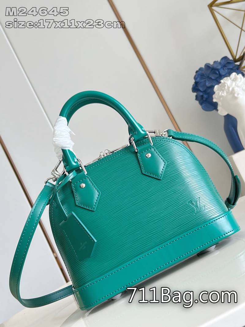 A貨Louis Vuitton M24645綠銀 頂級設計同步專櫃 精品LV細節一比一17.5x11.5x23.5cm A貨Louis Vuitton M24645綠銀 頂級設計同步專櫃 精品LV細節一比一17.5x11.5x23.5cm
