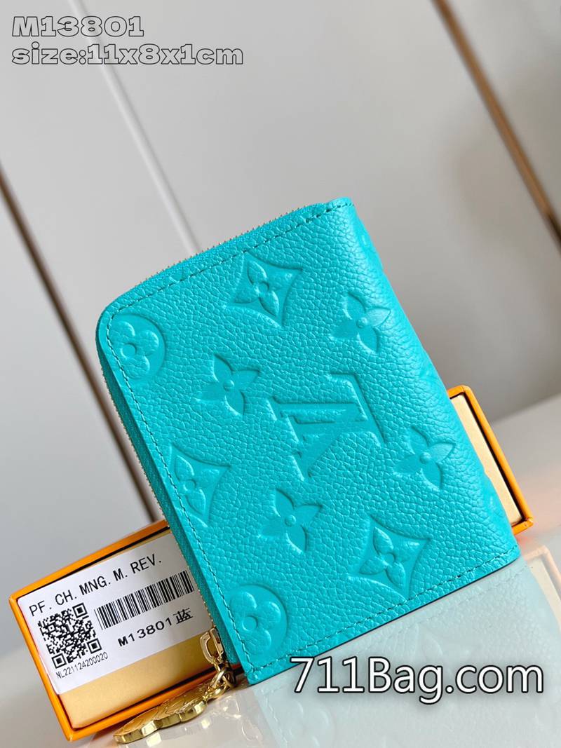 頂級A貨LV M13801藍 真皮材質質感包包 精仿LV實用通勤包11x8.5x1.5cm 頂級A貨LV M13801藍 真皮材質質感包包 精仿LV實用通勤包11x8.5x1.5cm