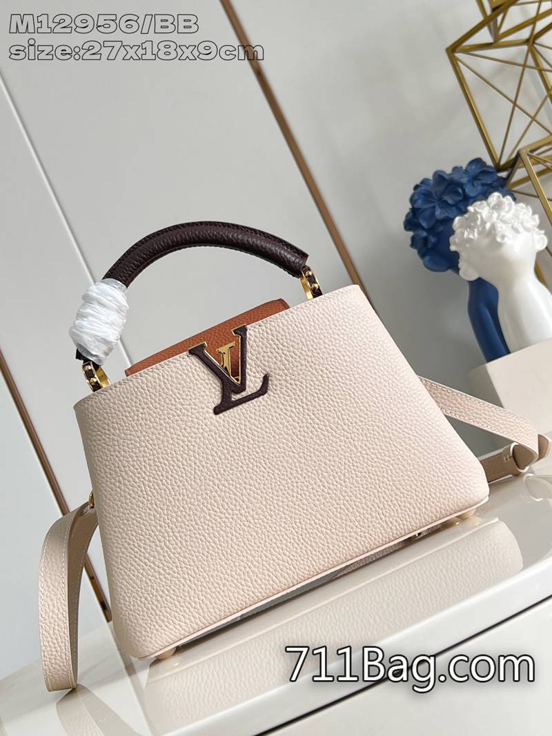 頂級精品LV M12956灰色拼/小號 高品質五金無色差 精品LV真皮托特包17.3x9x27cm 頂級精品LV M12956灰色拼/小號 高品質五金無色差 精品LV真皮托特包17.3x9x27cm