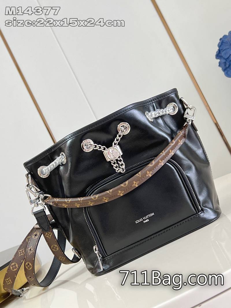 頂級精品Louis Vuitton M14377 精選面料超柔質感 A貨LV水桶包熱賣22.5x15.5x24cm 頂級精品Louis Vuitton M14377 精選面料超柔質感 A貨LV水桶包熱賣22.5x15.5x24cm