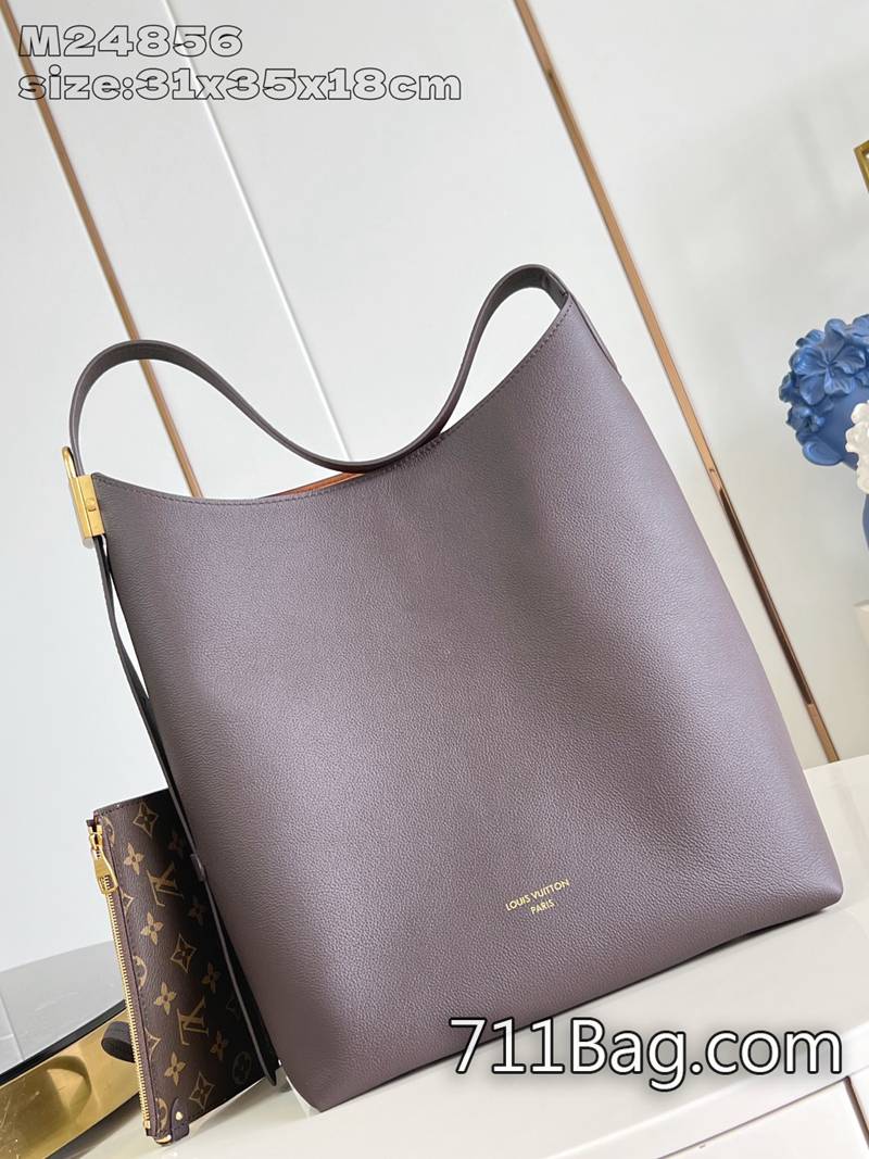 頂級精品LV M24856巧克力 頂級材料打造手袋 高仿LV品牌復古包31x35x18cm 頂級精品LV M24856巧克力 頂級材料打造手袋 高仿LV品牌復古包31x35x18cm