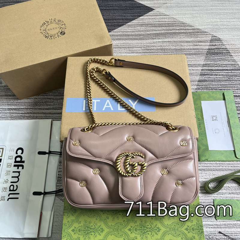 頂級一比一Gucci 443497 頂級手工打造精品包 Gucci限量色A貨包尺寸:26(寬)x15(高)x7cm(深)顏色:裸粉/原廠皮。 頂級一比一Gucci 443497 頂級手工打造精品包 Gucci限量色A貨包尺寸:26(寬)x15(高)x7cm(深)顏色:裸粉/原廠皮。