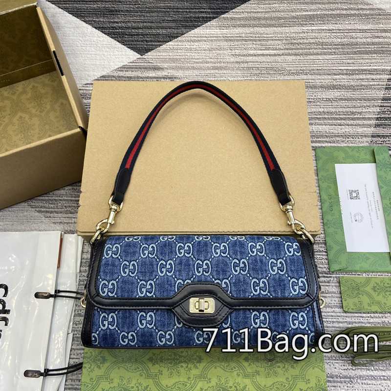 精仿Gucci 786027 精品做工頂級還原 Gucci印花系列A貨尺寸:27.5(寬)x12.5(高)x6.5厘米(深)顏色:藍色/牛仔帆佈。 精仿Gucci 786027 精品做工頂級還原 Gucci印花系列A貨尺寸:27.5(寬)x12.5(高)x6.5厘米(深)顏色:藍色/牛仔帆佈。