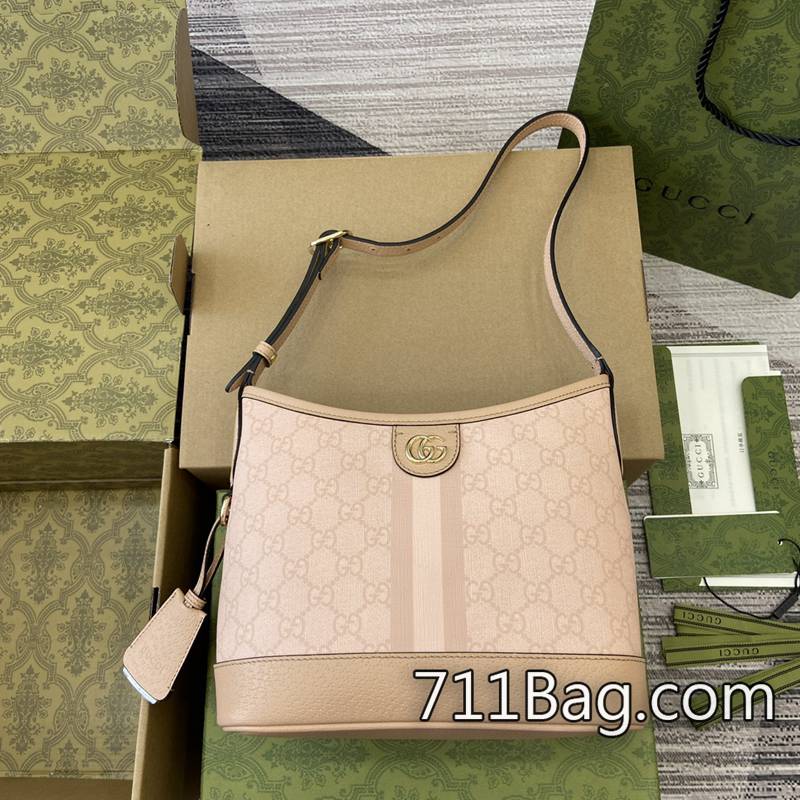 頂級超3AGucci 781402 手工打造高端皮包 Gucci包A貨真假辨別尺寸:23*21*12cm顏色:灰粉色/帆佈。 頂級超3AGucci 781402 手工打造高端皮包 Gucci包A貨真假辨別尺寸:23*21*12cm顏色:灰粉色/帆佈。