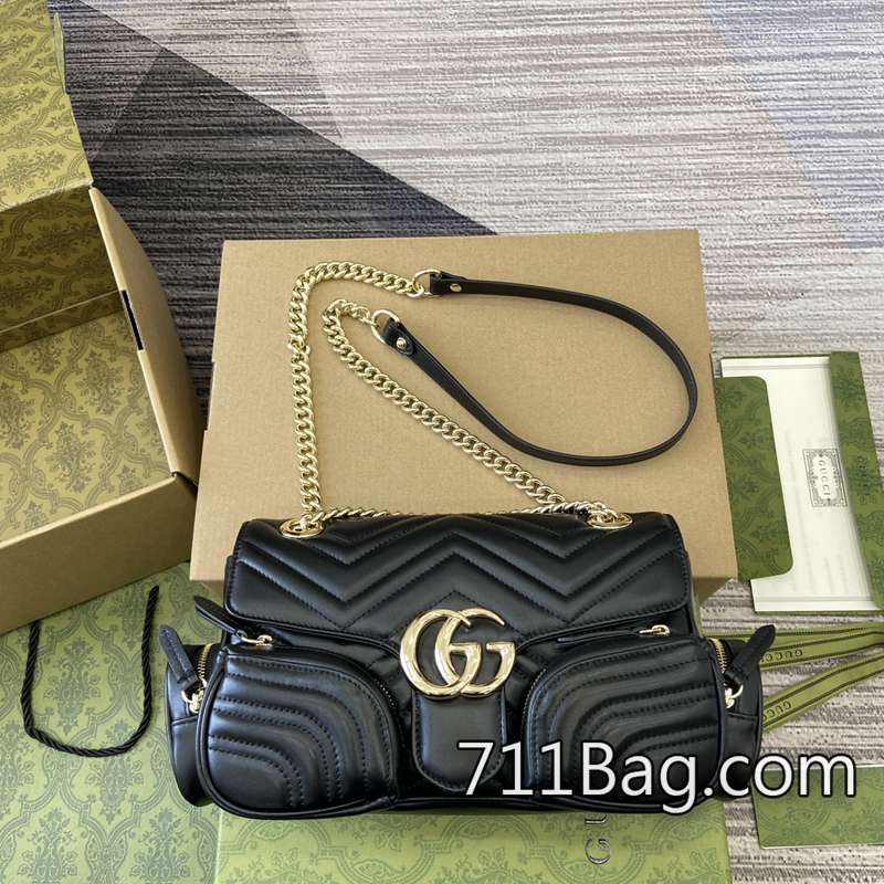 頂級一比一Gucci 795228 精緻工藝,無懈可擊的細節。 Gucci超A貨包款尺寸:25.5(寬)x15(高)x7厘米(深)顏色:黑色/原廠皮。 頂級一比一Gucci 795228 精緻工藝,無懈可擊的細節。 Gucci超A貨包款尺寸:25.5(寬)x15(高)x7厘米(深)顏色:黑色/原廠皮。