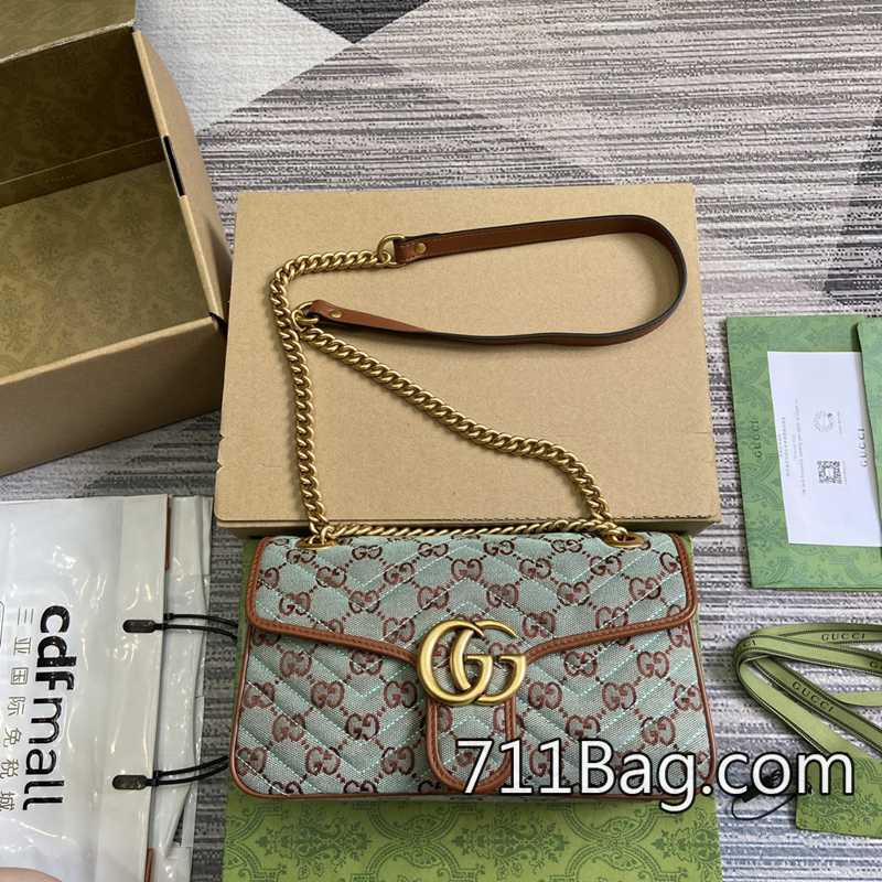 頂級精品Gucci 443497 每一針一線都呈現精品級水準。 Gucci經典老花A貨尺寸:26(寬)x15(高)x7厘米(深)顏色:棕色/淡藍帆佈。 頂級精品Gucci 443497 每一針一線都呈現精品級水準。 Gucci經典老花A貨尺寸:26(寬)x15(高)x7厘米(深)顏色:棕色/淡藍帆佈。