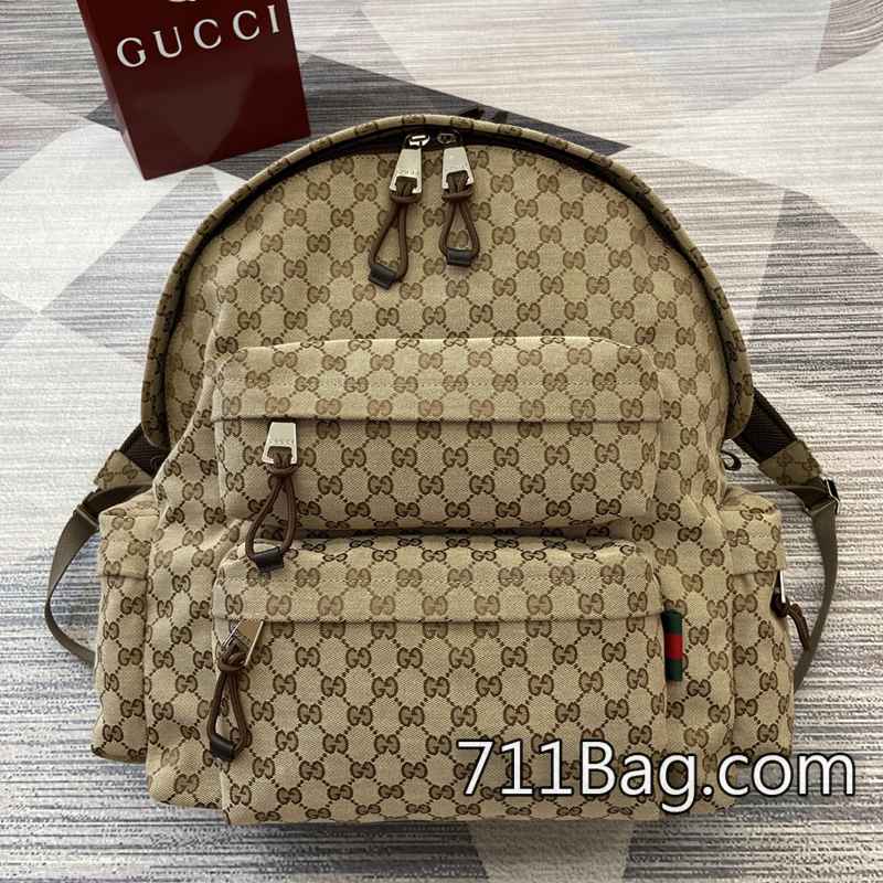 頂級高仿Gucci 800182 原版細節極致還原 Gucci雙G標誌高仿尺寸:48✖45✖21cm。顏色:棕色/杏佈。 頂級高仿Gucci 800182 原版細節極致還原 Gucci雙G標誌高仿尺寸:48✖45✖21cm。顏色:棕色/杏佈。
