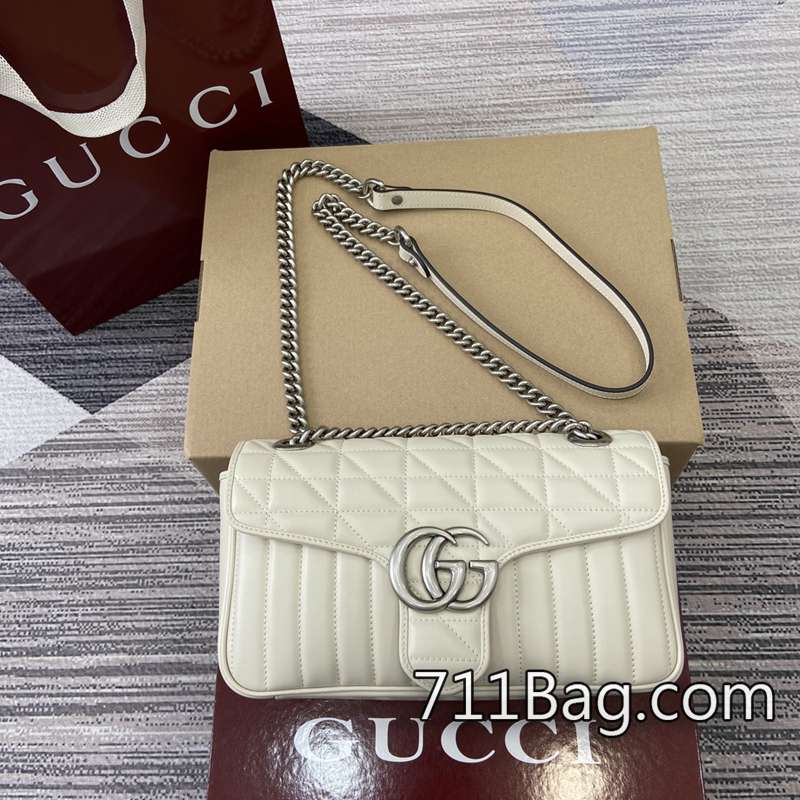 頂級高仿Gucci 443497 材質精選原單包款 Gucci高仿包代購推薦尺寸:26*15*7cm。顏色:白色格子全皮/原廠皮。 頂級高仿Gucci 443497 材質精選原單包款 Gucci高仿包代購推薦尺寸:26*15*7cm。顏色:白色格子全皮/原廠皮。