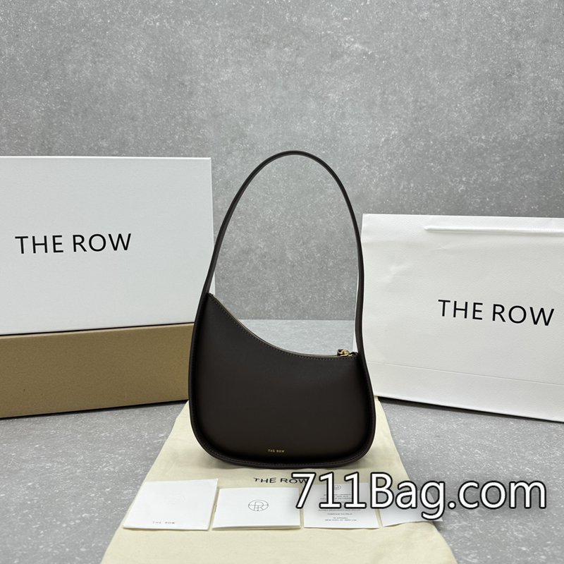 頂級精品The Row包包Half Moon Bag 月亮包 內外材質統一 the row仿品適合通勤 頂級精品The Row包包Half Moon Bag 月亮包 內外材質統一 the row仿品適合通勤