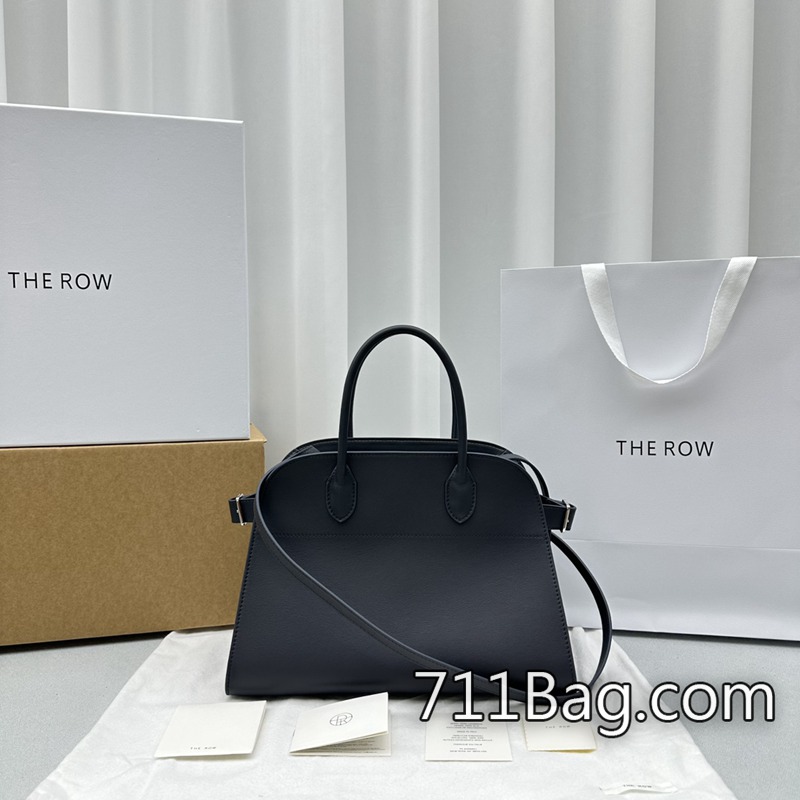 頂級一比一The Row包包 平紋藏藍the row包包Margaux 12適合日常與通勤 the row精仿包包 頂級一比一The Row包包 平紋藏藍the row包包Margaux 12適合日常與通勤 the row精仿包包