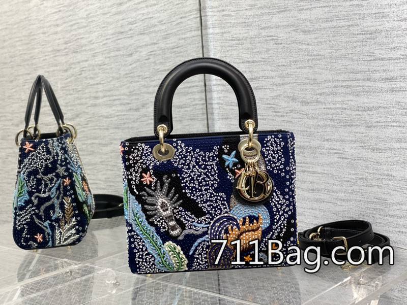 頂級A貨Dior Lady 限量海底珠子款 背帶車工紮實 Dior鏈條包高仿 頂級A貨Dior Lady 限量海底珠子款 背帶車工紮實 Dior鏈條包高仿