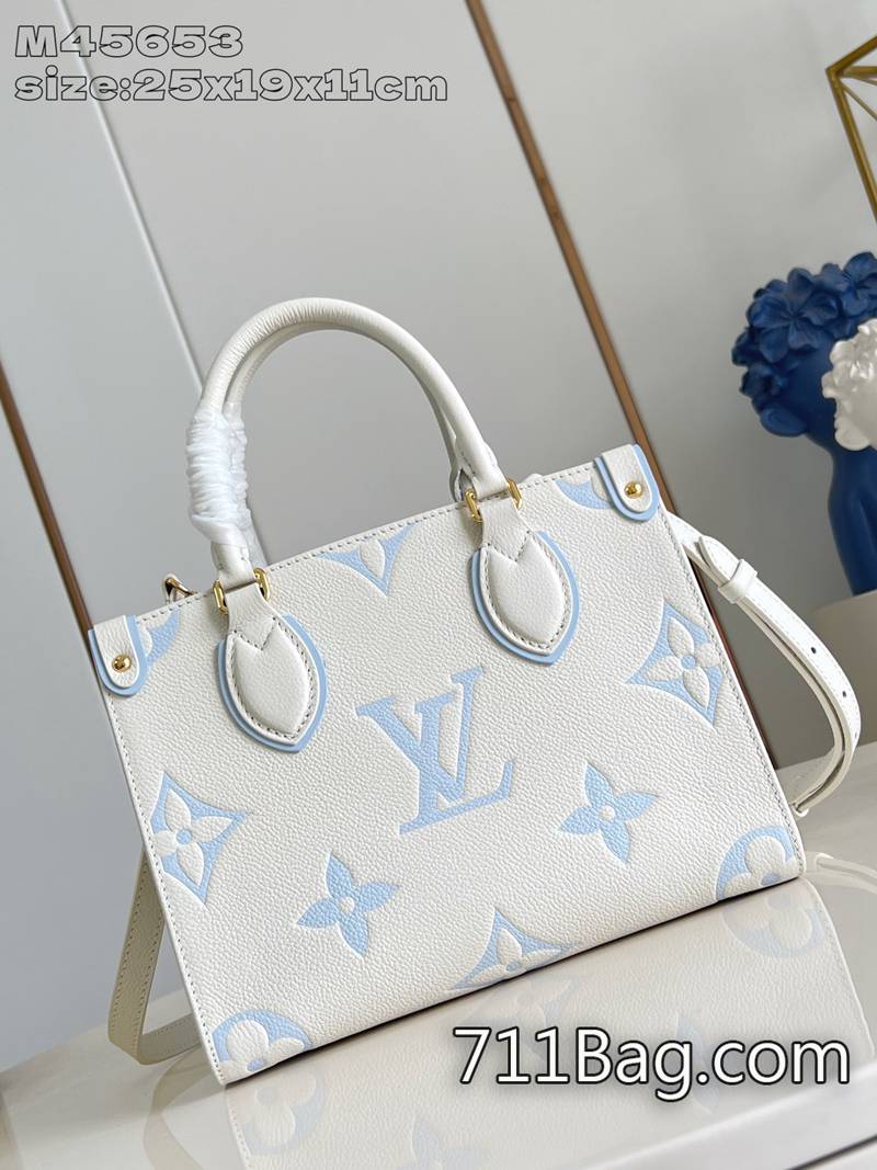 原版一比一Louis Vuitton M45653白蘭絲印 頂級材料打造手袋 精仿LV柔軟真皮包詳細特征25x19x11.5cm-711高仿包包,A貨包包