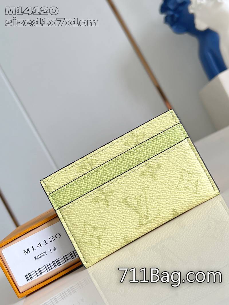 精品A貨LV M14120黃 高品質真皮一比一 高仿LV品牌包11x7x1.5cm-711高仿包包,A貨包包