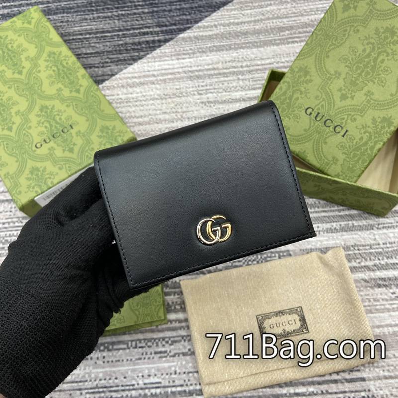 頂級一比一Gucci 790055 原版材質精緻包包 Gucci高仿包真假鑑定打開時尺寸:17.5(長)x11厘米(寬)閉合時尺寸:8.5(長)x11(寬)x3厘米(厚)顏色:黑色/原廠皮。-711高仿包包,A貨包包