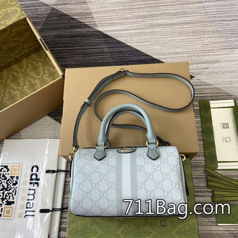 原版一比一Gucci 772053 奢華質感高仿LV包 Gucci包包高仿推薦2025尺寸:14(長)x21.5(寬)x11.5cm(厚)顏色:灰藍色/pvc。-711高仿包包,A貨包包