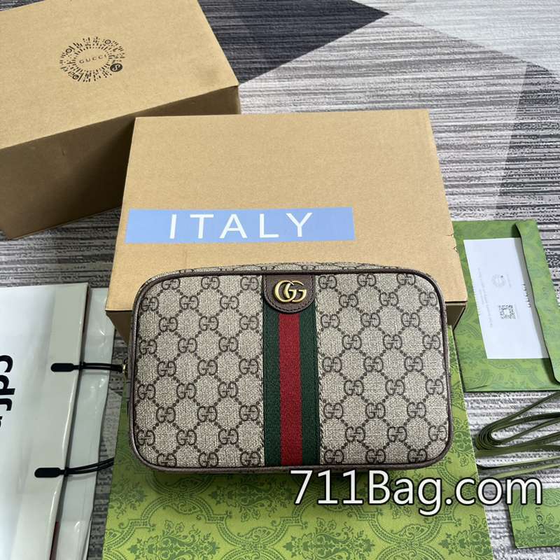 高仿Gucci 760019 客人回購率極高,品質有保證。 Gucci高仿私訊訂購尺寸:14.5(長)x23.5(寬)x6.5cm(厚)顏色:棕色/pvc。-711高仿包包,A貨包包