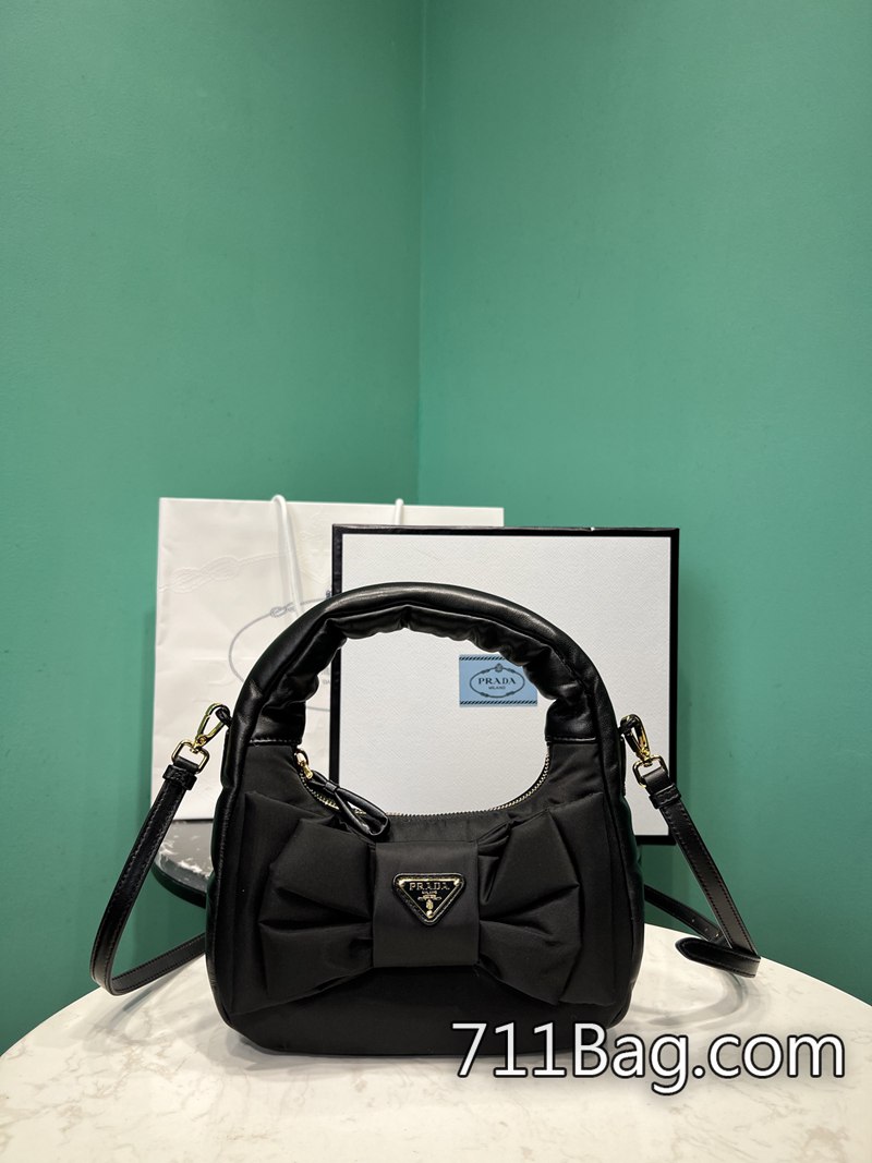 高仿Prada 1BC241 品質細節全到位精品包 Prada A貨包推薦店傢尺寸:長22x高13x底7cm-711高仿包包,A貨包包