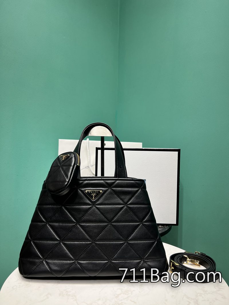 頂級超3APrada 1BG545 精品手袋細節控首選 Prada仿包質感如何尺寸:35x22x15cm-711高仿包包,A貨包包