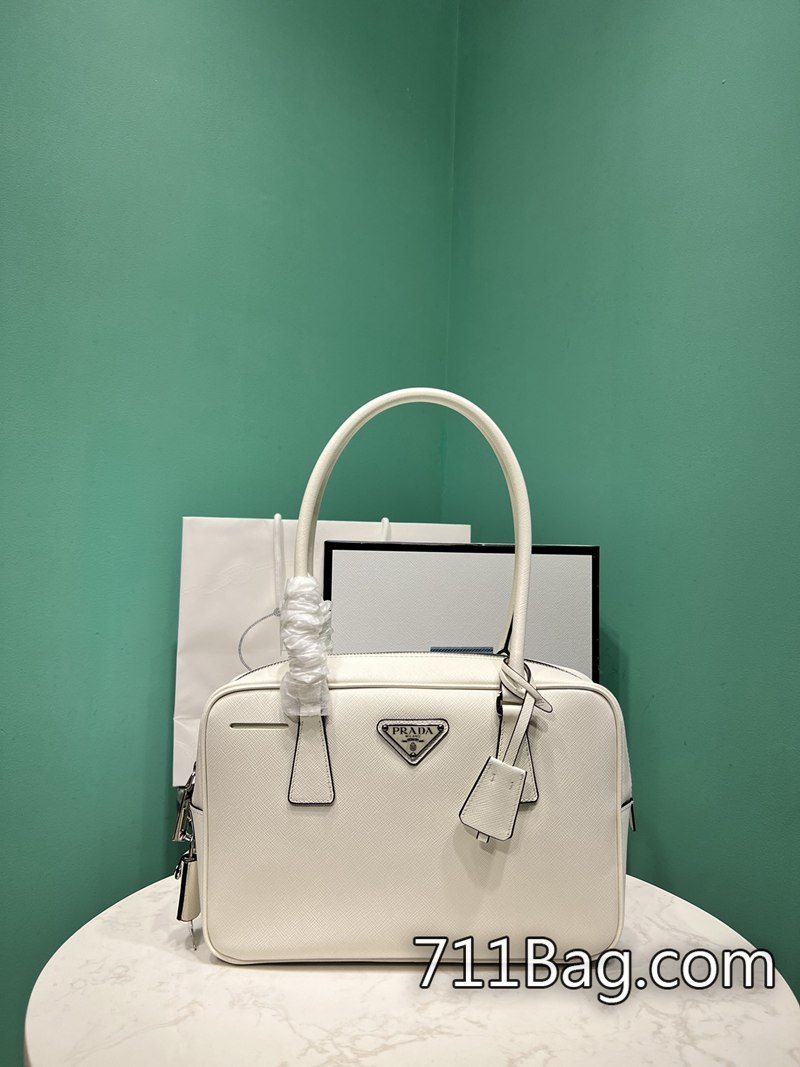 一比一Prada 1BA328 頂級手工打造精品包 Prada A貨包防水嗎尺寸:長29x高19x底8cm型號:1BA328-711高仿包包,A貨包包