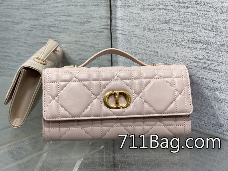 頂級高仿Dior Miss Caro ToP Handle 手拿包~經典超大菱格皮➕CD鈕扣 包蓋不偏不歪 Dior原廠訂製款-711高仿包包,A貨包包