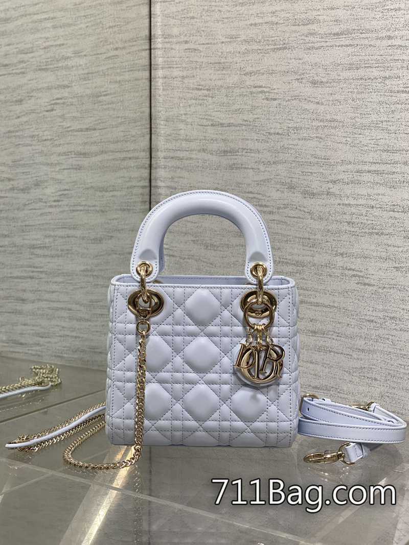 頂級高仿Dior 原廠皮配羊筋絨內裡Classic Lady戴妃包 手感厚實穩重 Dior一比一包包-711高仿包包,A貨包包