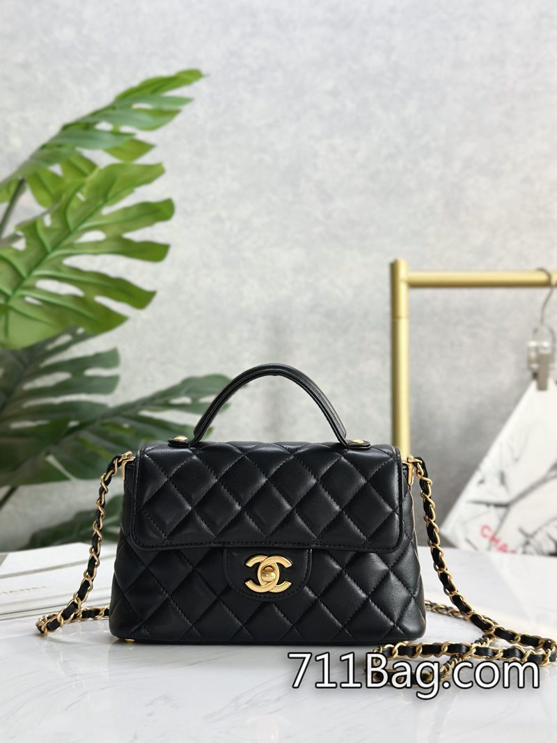 精仿Chanel AS5354 專人客服講解每一細節。 一比一香奈兒仿品要多少錢小號20*14*5.5cm/5354-711高仿包包,A貨包包