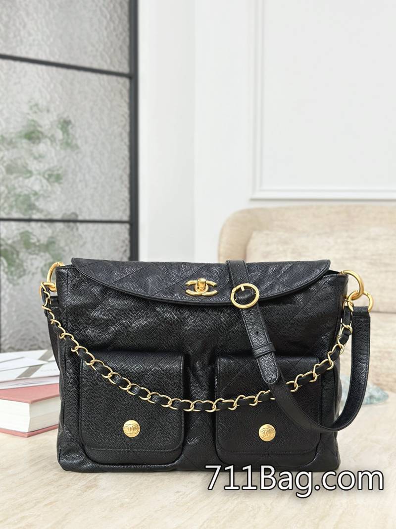 一比一Chanel AS5384 精品工藝還原專櫃款 高仿Chanel經典包真假比較24.5*18.5*5cm/5384,21.5*30*6cm/5385-711高仿包包,A貨包包